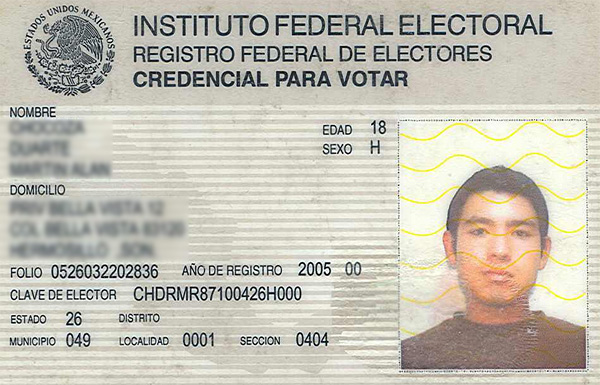 how to get a mexican voter registration card
